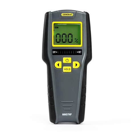 custom general tools mmd7np moisture meter pinless digital lcd with tricolo|tequipment mmd7np.